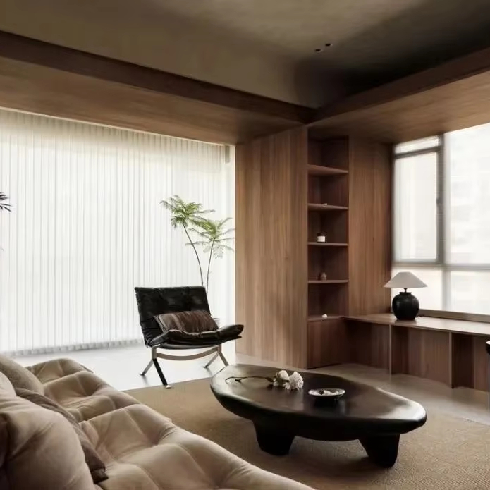 Interior Design Online Free - 산하이 일본식 인테리어 디자인 목조 바닥