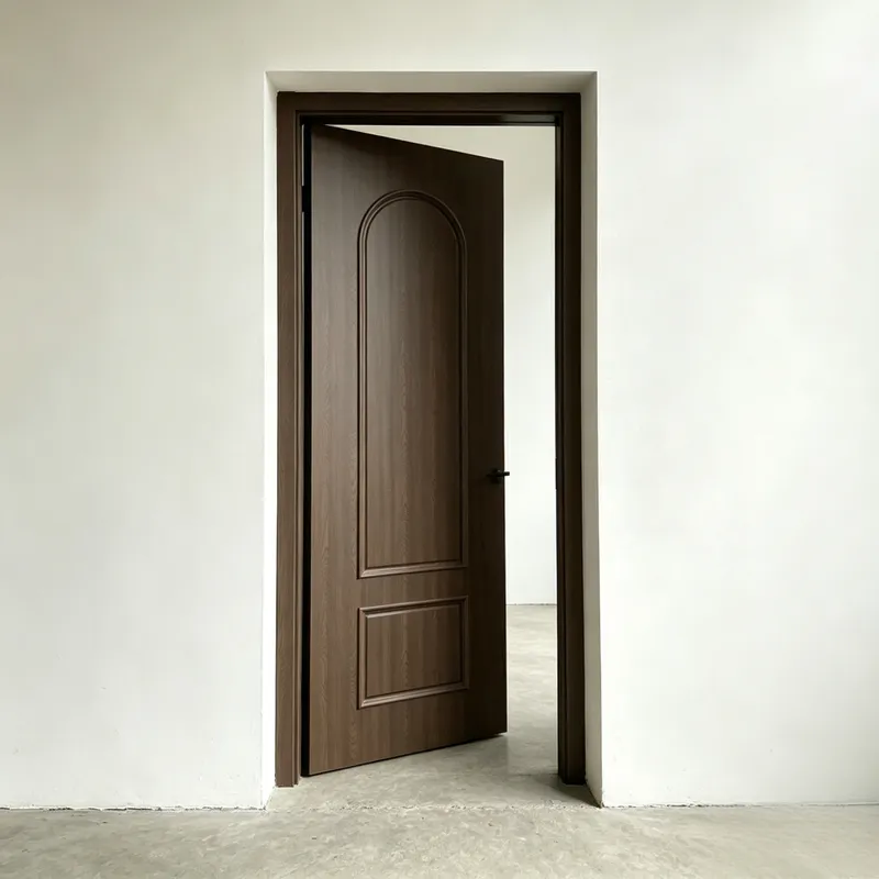 Interior Design Guest Room - 원목 복합 페인트 프리 도어 방음