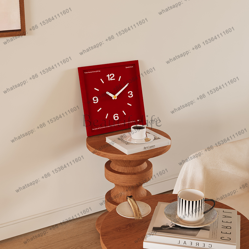 Interior Design Organic Modern - 로맨틱 크리에이티브 시계 벽시계 거실 패션