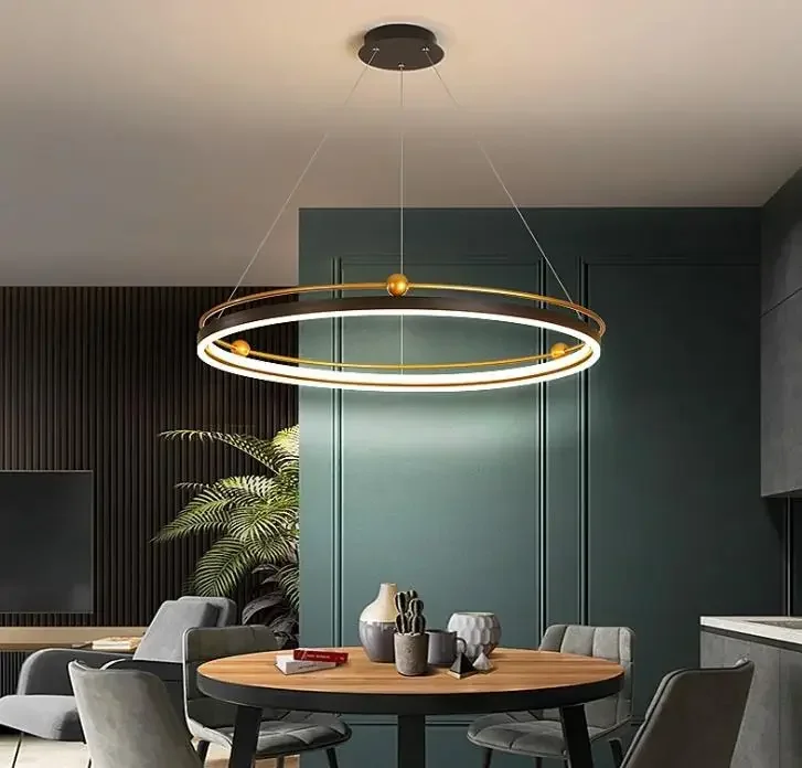 Interior Design Online Free - 현대적인 LED 샹들리에 원형 조명, 인테리어