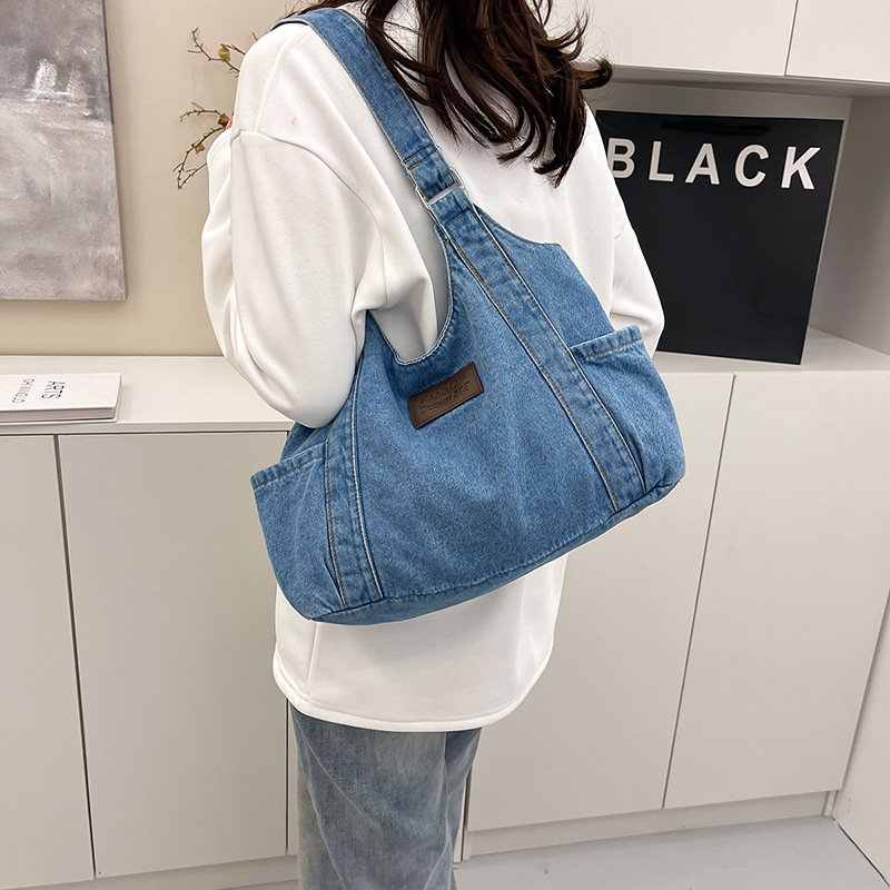 카우보이 캔버스 토트 백 여성용 숄더 백 쇼핑백 클래스 - Interior Design Class 리뷰 및 가격