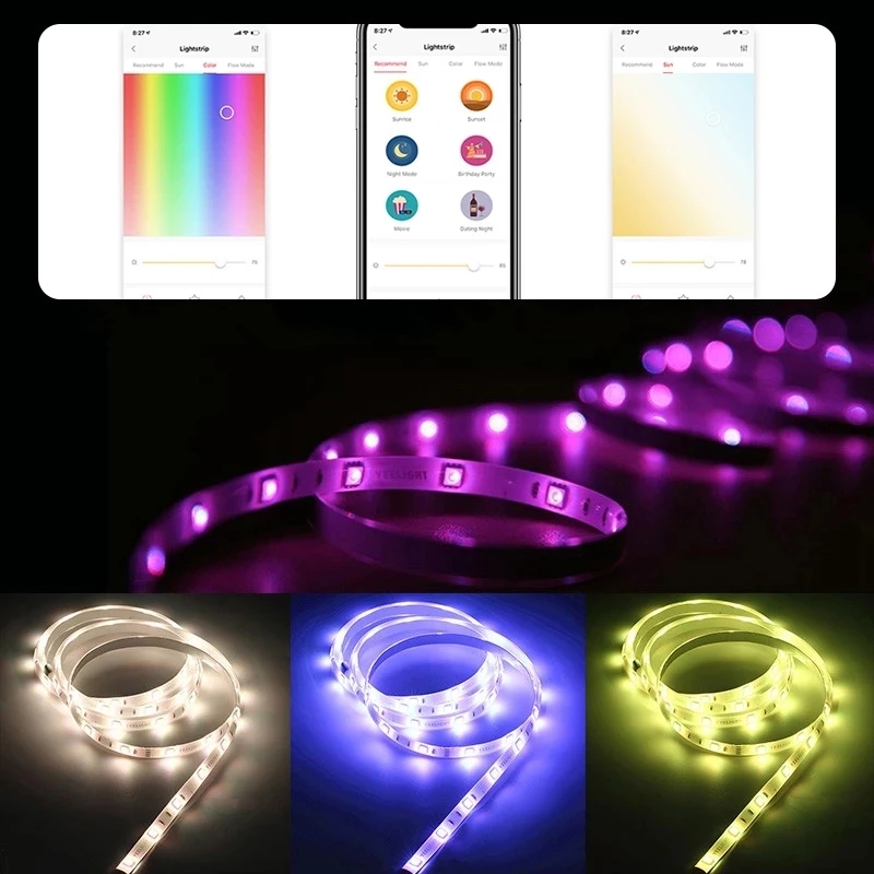 Yeelight Aurora 스마트 2M 라이트 스트립 - Yeelight Light Lightstrip 리뷰 및 가격