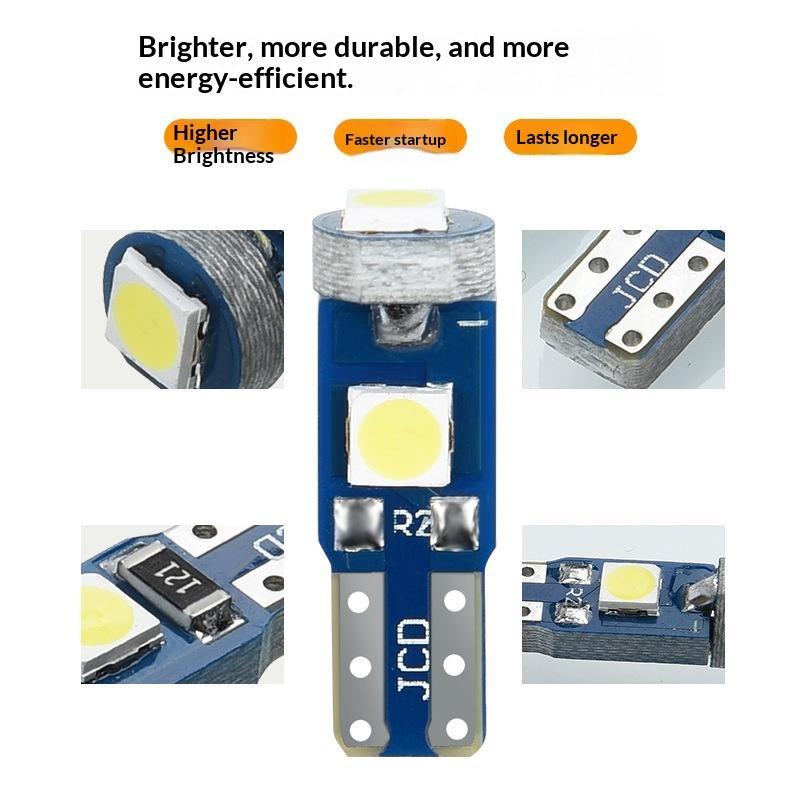 10Pcs T5 Led 전구 Canbus W3W 74  - Interior Design Icon 리뷰 및 가격