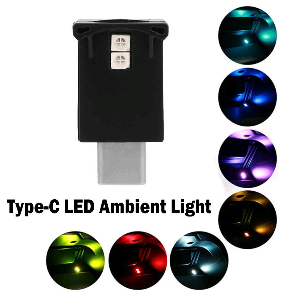 1pcs 유형 C Led 주변 조명 8 색 RGB 동적 - Interior Design Icon 리뷰 및 가격