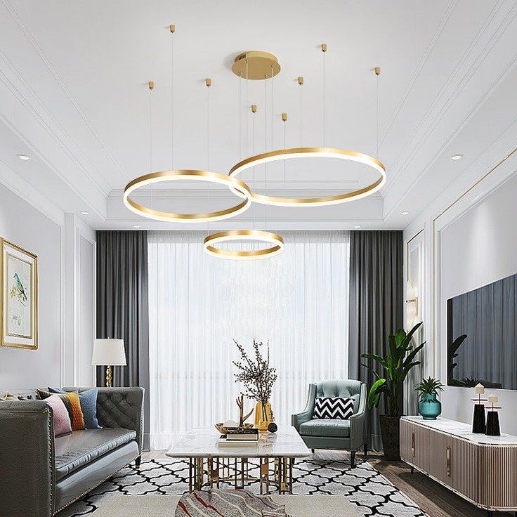 북유럽 현대 LED 펜던트 조명 원형 조명 인테리어 디 - Interior Design Online Free 리뷰 및 가격
