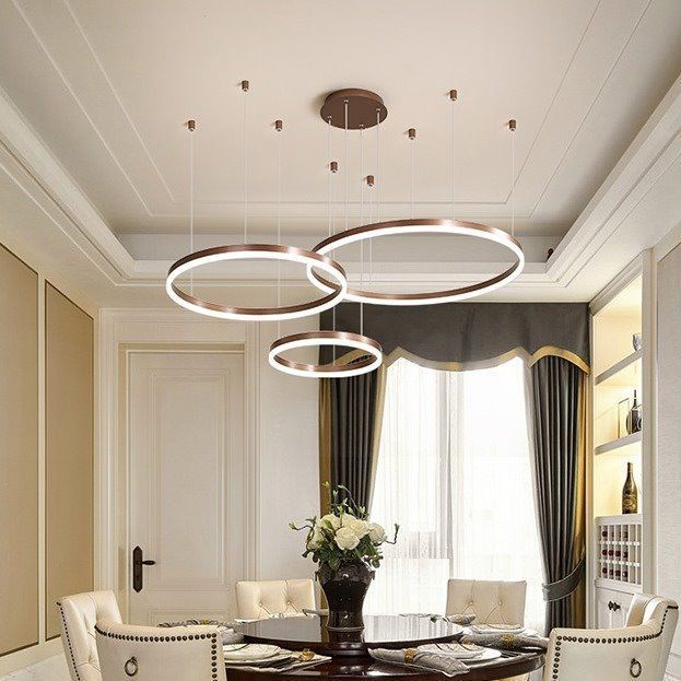 북유럽 현대 LED 펜던트 조명 원형 조명 인테리어 디 - Interior Design Online Free 리뷰 및 가격