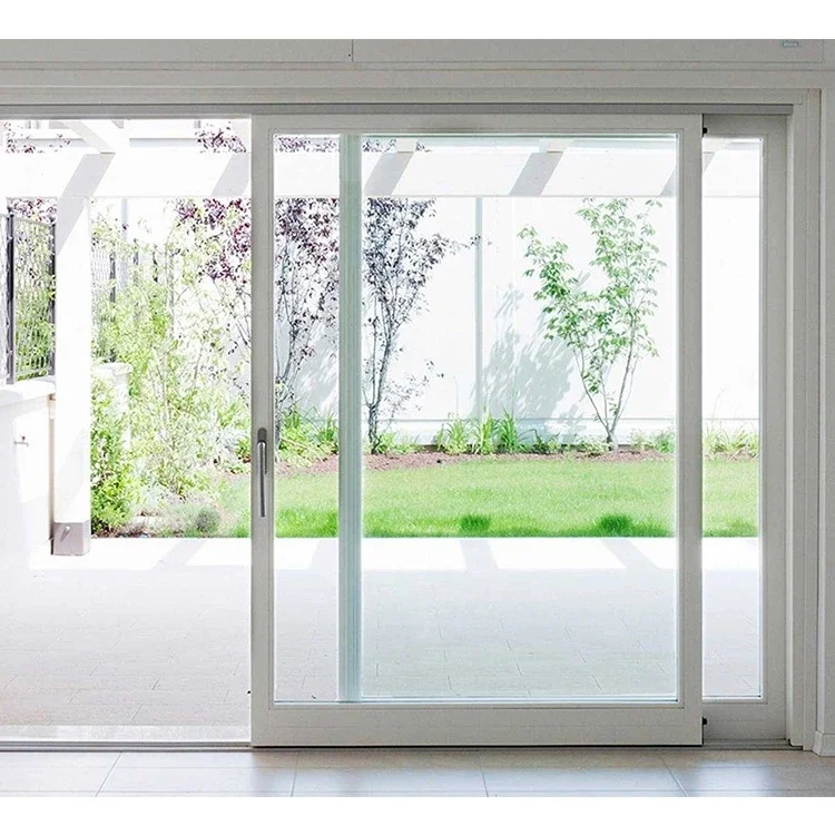 현대적인 화이트 PVC 프레임 유리 슬라이딩 도어 (외 - Interior Design Organic Modern 리뷰 및 가격