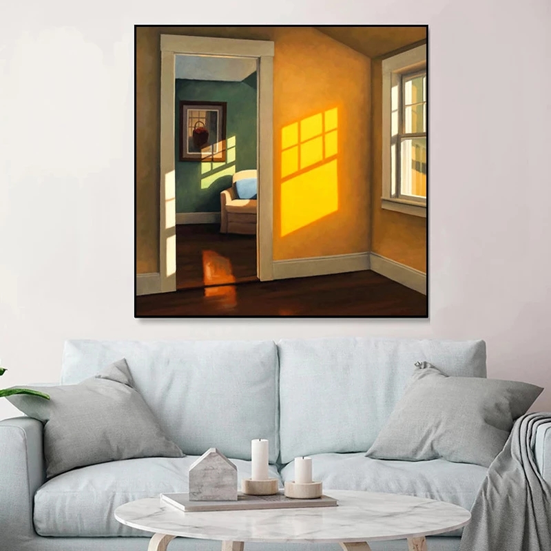 북유럽 창 외부 풍경 캔버스 회화 인쇄 풍경 인테리어  - Interior Designer 리뷰 및 가격