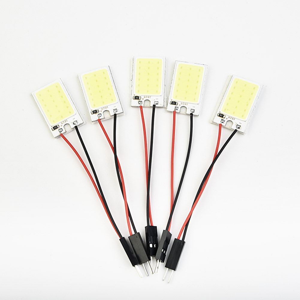 5pcs 화이트 COB 18 LED 칩 패널 자동차 인 - Interior Design Icon 리뷰 및 가격