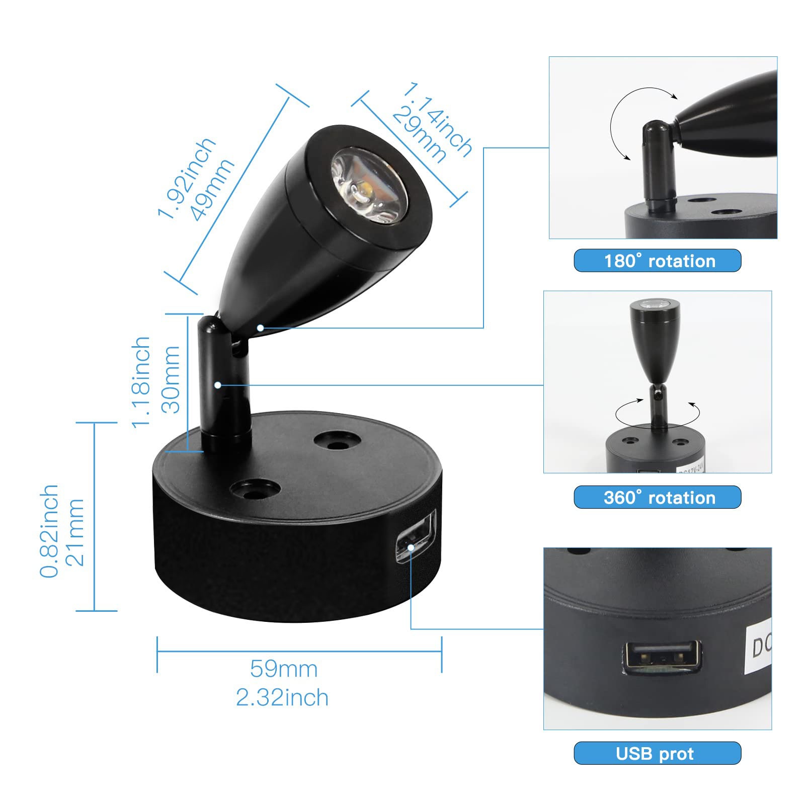 2/1PCS 실버/블랙 DC 12-24V 자동차 인테리 - Interior Design Icon 리뷰 및 가격