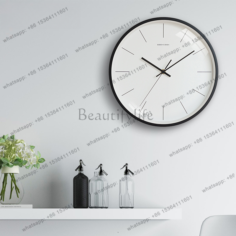 라이트 럭셔리 패션 벽시계 디자인 미적 거실 현대적인  - Interior Design Organic Modern 리뷰 및 가격