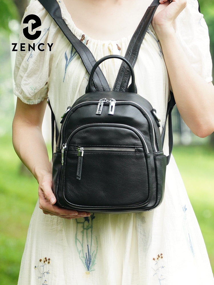 Zency 정품 가죽 소형 배낭 배낭 멀티 포켓 디자인 - Interior Design Women 리뷰 및 가격