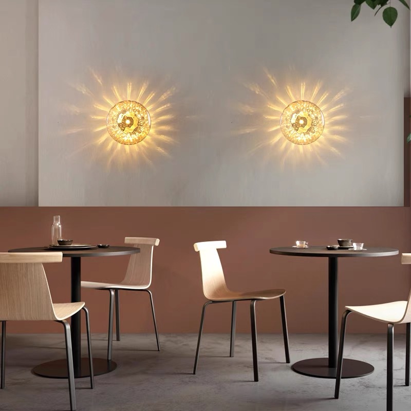 현대적인 미니멀리스트 인테리어 아트 벽등 (레스토랑,  - Interior Design Guest Room 리뷰 및 가격
