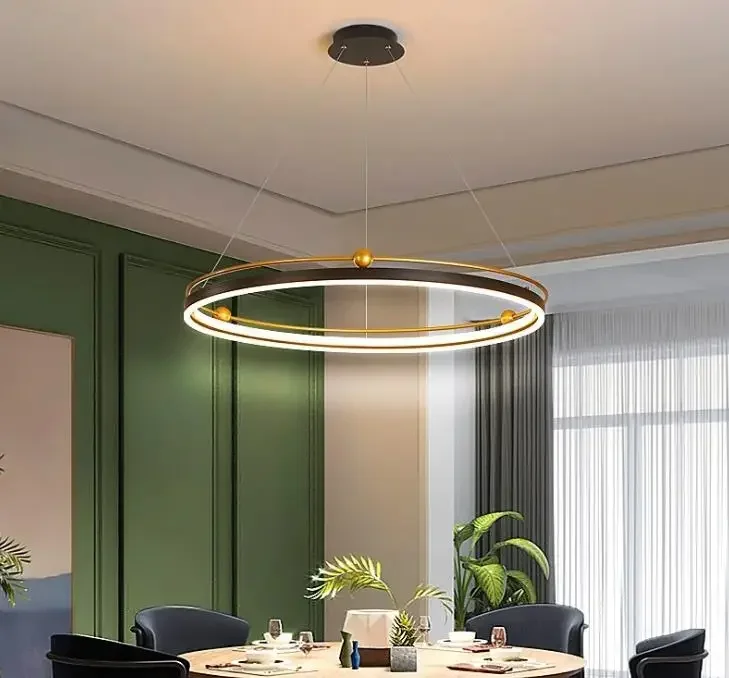 현대적인 LED 샹들리에 원형 조명, 인테리어 디자인  - Interior Design Online Free 리뷰 및 가격